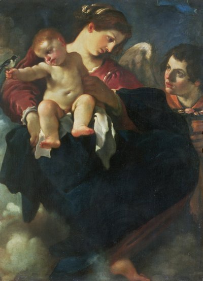 Madonna col Bambino e una rondine (Madonna della Rondinella) da Giovanni Francesco Barbieri